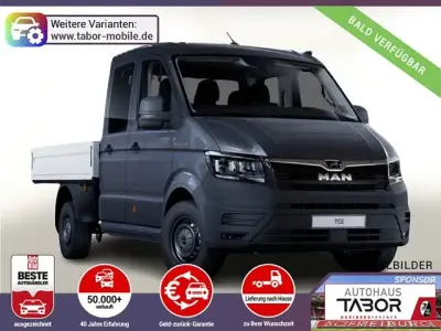 Neu MAN TGE 177 PS (130 kW) 2025 Schwarz metallic Van