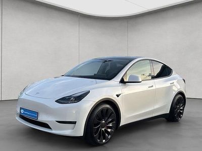 Pearl white multicoat Gebraucht 2022 Tesla Model Y Performance SUV | 38.980 € (Fairer Preis)