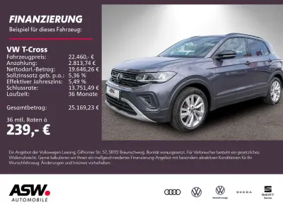 Gebraucht VW T-Cross Goal 116 PS (85 kW) 2025 Grau SUV