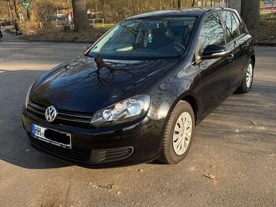 Gebraucht VW Golf VI Trendline 86 PS (63 kW) 2008 Schwarz Kleinwagen