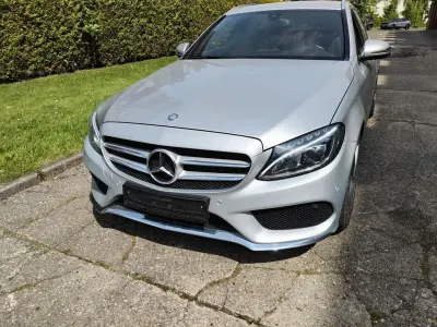 Gebraucht Mercedes C200 AMG line 136 PS (100 kW) 2017 Silber Limousine