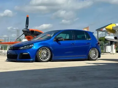 Gebraucht VW Golf VII R 400 PS (294 kW) 2012 Blau Kleinwagen