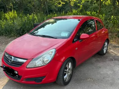 Gebraucht Opel Corsa Edition 80 PS (58 kW) 2008 Rot Kleinwagen