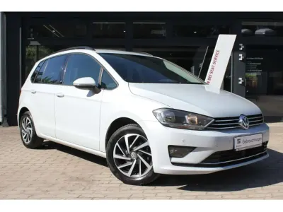 Gebraucht VW Golf Sportsvan Sound 110 PS (80 kW) 2017 White silver Van / Kleinbus