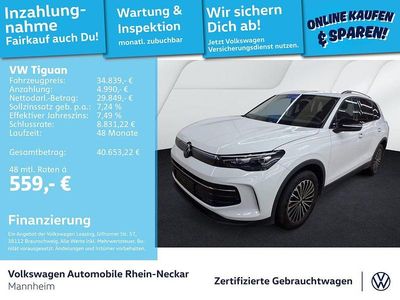 Gebraucht VW Tiguan Goal 150 PS (110 kW) 2025 Weiß SUV