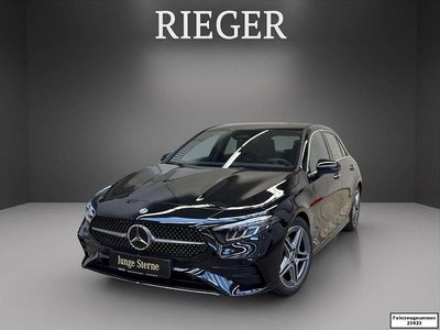 Metalliclack kosmosschwarz (metallic) Gebraucht 2024 Mercedes A180 AMG Limousine | 29.599 € (Guter Preis)