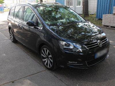 gebraucht VW Sharan 2.0 TDI 135kW Highline Leder Pano