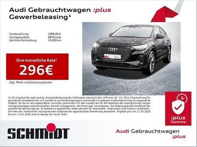 Mythosschwarz metallic Gebraucht 2025 Audi Q4 Sportback e-tron Ambiente SUV | 40.340 € (Teuer)