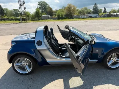 Używany Smart Roadster 83 KM (61 kW) 2005 Niebieski Kabriolet