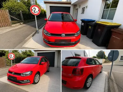 Gebraucht VW Polo 90 PS (66 kW) 2015 Rot Kleinwagen