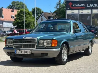 Gebraucht Mercedes 380 SE 204 PS (150 kW) 1983 Grün Limousine