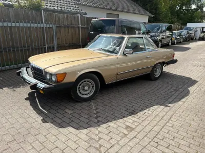 Gebraucht Mercedes SL380 204 PS (150 kW) 1983 Gold Cabrio