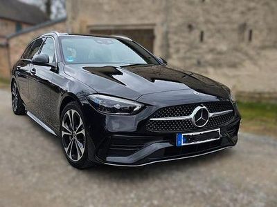 Usata Mercedes C300e AMG line 265 CV (194 kW) 2021 Nero Berlina