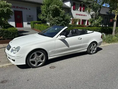 Gebraucht Mercedes CLK350 272 PS (200 kW) 2006 Weiß Cabrio