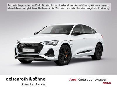 Gebraucht Audi e-tron Sportback S-Line 230 kW (313 PS) 2022 Gletscherweiß metallic SUV