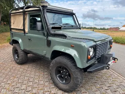 Gebraucht Land Rover Defender SE 122 PS (89 kW) 2007 Grün Cabrio