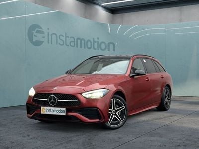 Rot Gebraucht 2022 Mercedes C220 AMG line Kombi | 48.300 €