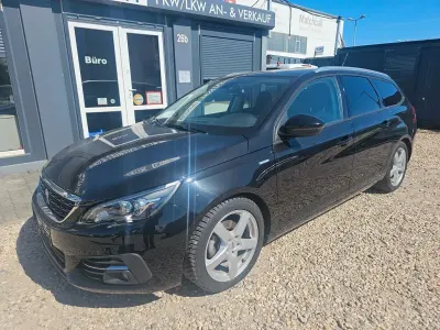 Occasion Peugeot 308 SW Style 131 PK (96 kW) 2018 Zwart Stationwagen