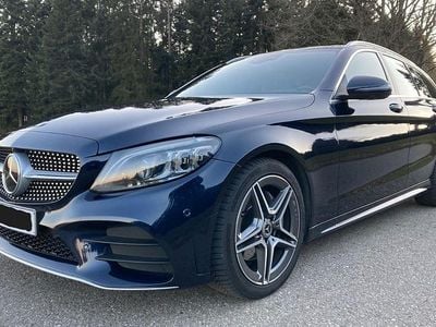 Gebraucht Mercedes C220 AMG 194 PS (142 kW) 2019 Blau Kombi
