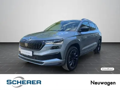 Neu Skoda Karoq SportLine 150 PS (110 kW) 2026 Smokey diamondsilber metallic (metallic) SUV