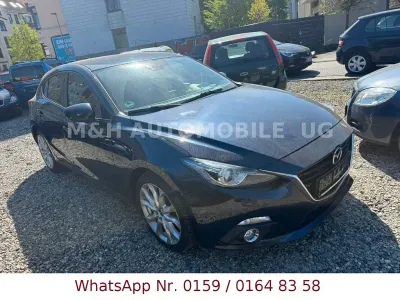 Occasion Mazda 3 Prime-Line 150 PK (110 kW) 2014 Zwart Sedan