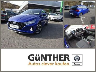 Gebraucht Hyundai i20 Intro Edition 101 PS (74 kW) 2021 Blau Kleinwagen