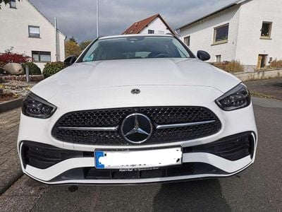 Second-hand Mercedes C220 AMG line 200 CP (147 kW) 2022 Alb Break