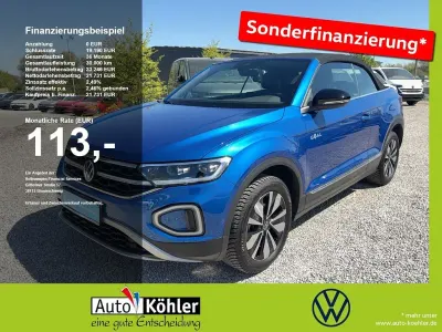 Gebraucht VW T-Roc Cabriolet Goal 116 PS (85 kW) 2025 Ravennablau metallic Cabrio