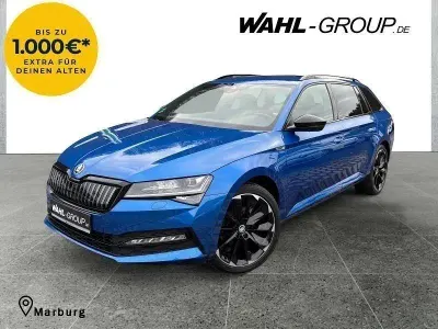 Gebraucht Skoda Superb SportLine 218 PS (160 kW) 2022 Blau Kombi