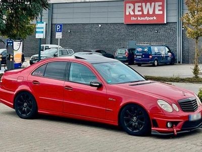 Usata Mercedes E55 AMG Style 330 CV (242 kW) 2003 Blu Berlina