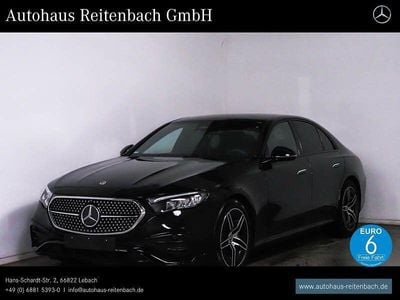 Gebraucht Mercedes E200 AMG 204 PS (150 kW) 2024 Lack obsidianschwarz Limousine