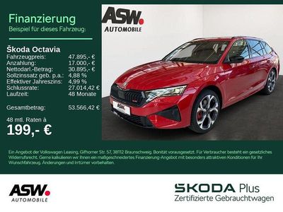 Velvetrot metallic Gebraucht 2025 Skoda Octavia RS Kombi | 47.895 €