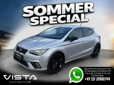 Gebraucht Seat Ibiza Black Edition 95 PS (69 kW) 2023 "urban" silber Kleinwagen
