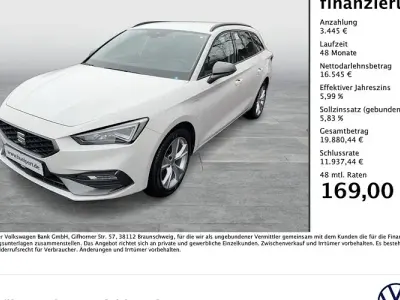 Brugt Seat Leon ST FR 204 HK (150 kW) 2022 Hvid Stationcar