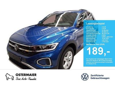 Second-hand VW T-Roc Style 150 CP (110 kW) 2025 Albastru SUV