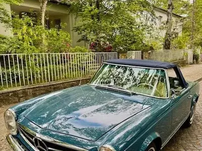 Gebraucht Mercedes SL280 170 PS (125 kW) 1970 Blau Cabrio