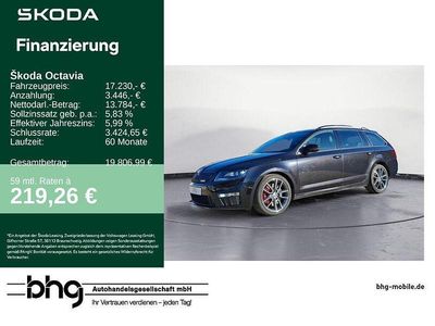 Usata Skoda Octavia RS 220 CV (161 kW) 2016 Nero Utilitaria