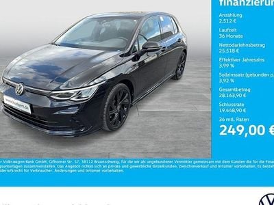 Gebraucht VW Golf VIII R-line 190 PS (139 kW) 2024 Deep black perleffekt Limousine