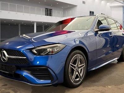 Usado Mercedes C300e AMG 313 HP (230 kW) 2022 Azul Sedan