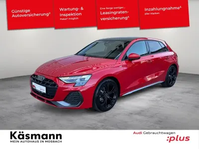 Brugt Audi A3 S-Line 116 HK (85 kW) 2025 Rød Sedan