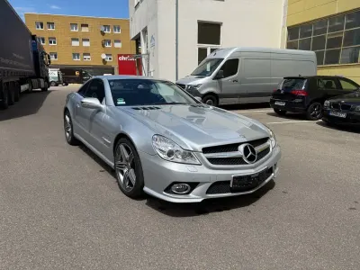 Gebraucht Mercedes SL500 AMG 387 PS (284 kW) 2009 Silber Cabrio