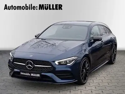 Gebraucht Mercedes CLA180 Shooting Brake AMG line 136 PS (100 kW) 2022 Blau Kombi