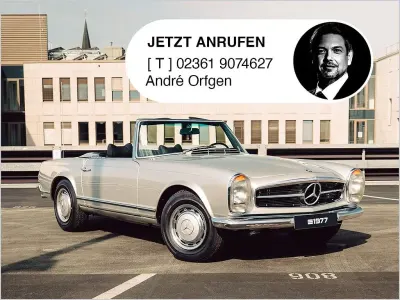 Gebraucht Mercedes SL280 170 PS (125 kW) 1970 Silber Cabrio