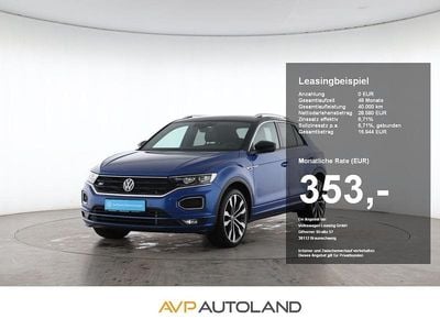Gebraucht VW T-Roc R-line 190 PS (139 kW) 2021 Ravennablau (metallic) SUV