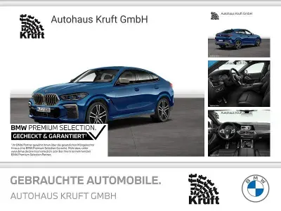 Gebraucht BMW X6 M50 Performance 530 PS (389 kW) 2023 Phytonicblau SUV
