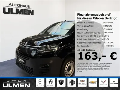 Used Citroën Berlingo 131 HP (96 kW) 2023 Black Minivan