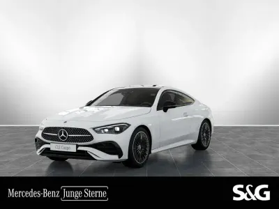 Gebraucht Mercedes CLE450 Night 381 PS (280 kW) 2024 Unilack polarweiß Coupé