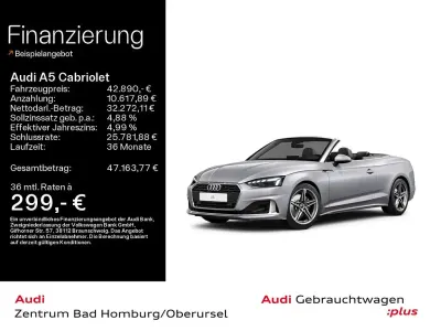 Używany Audi A5 Cabriolet Advanced Plus 163 KM (119 kW) 2024 Srebrny Kabriolet