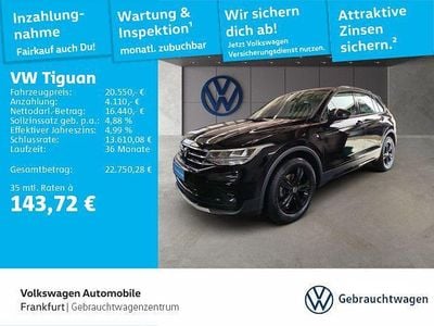 Gebraucht VW Tiguan Sport 131 PS (96 kW) 2022 Schwarz SUV