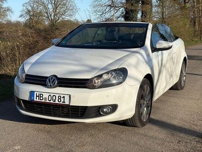 Usata VW Golf Cabriolet Exclusive 105 CV (77 kW) 2012 Bianco Cabrio